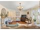 Living room with hardwood floors, fireplace and comfortable seating at 2590 Pierson St, Newton, NC 28658