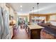 Modern kitchen with stainless steel appliances and granite countertops at 2706 White Pines Ct, Monroe, NC 28112