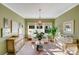 Sunlit home office featuring built-in desk and window seating at 2706 White Pines Ct, Monroe, NC 28112