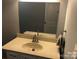 Vanity with sink and large mirror in a modern bathroom at 306 Union St, Maiden, NC 28650