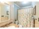 Bathroom with a shower/tub and seashell decor at 3165 Wimbledon Ln, Rock Hill, SC 29732