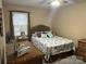 Bedroom with wicker furniture and seashell bedding at 3165 Wimbledon Ln, Rock Hill, SC 29732