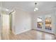 Bright dining room with French doors leading to deck at 4804 Chapel Grove Rd, Gastonia, NC 28052