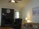 Cozy living room featuring a fireplace and comfortable seating at 4819 Vander Ln # 54, Monroe, NC 28110