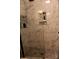 Spa-like shower with marble tile and pebble floor at 503 Bridgestone Ct, Gastonia, NC 28056