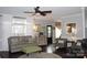 Relaxing living room with hardwood floors, fireplace and built-in shelving at 503 Bridgestone Ct, Gastonia, NC 28056