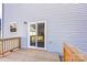 Deck with sliding glass door access to backyard at 5107 Lakeview Rd, Charlotte, NC 28216