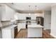 Modern kitchen with stainless steel appliances and granite countertops at 5107 Lakeview Rd, Charlotte, NC 28216