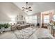 Spacious living room with vaulted ceilings and hardwood floors at 517 Fenton Pl, Rock Hill, SC 29732