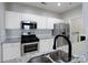 Kitchen with stainless steel appliances at 5617 Fairview Rd # 9, Charlotte, NC 28209