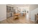 Kitchen with breakfast nook and modern cabinetry at 6027 Towering Oaks Dr, Charlotte, NC 28205