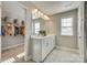 Double vanity bathroom with a walk-in closet at 6265 Six String Ct, Fort Mill, SC 29708