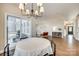 Bright dining area with a round table and view into the living room at 6265 Six String Ct, Fort Mill, SC 29708