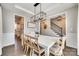 Open dining room, view of kitchen and staircase at 6265 Six String Ct, Fort Mill, SC 29708