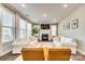 Bright living room featuring a fireplace and comfortable seating at 6265 Six String Ct, Fort Mill, SC 29708