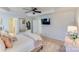 Bright bedroom with a queen bed and walk-in closet at 6417 Union Station Ct, Charlotte, NC 28210