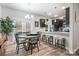 Bright dining area with a charming table and chairs near the kitchen at 7216 Somerford Rd, Charlotte, NC 28215