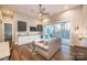 Bright Gathering room with sliding glass doors leading to patio at 7476 Point St, Denver, NC 28037