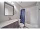 Bathroom with vanity, tub, and shower at 8465 Ramath Dr, Charlotte, NC 28211