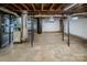 Unfinished basement, featuring exposed beams, and HVAC system at 940 Valley Dr, Newton, NC 28658