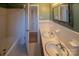 Double vanity bathroom with a shower and tub at 940 Valley Dr, Newton, NC 28658