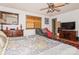 Main bedroom with a king-size bed and en-suite bathroom at 9938 Sandra Ln, Fort Mill, SC 29707