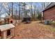 Large backyard with playset, trampoline, and shed at 102 Serene St, Mount Gilead, NC 27306