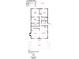 First floor plan showcasing a spacious layout with primary bedroom, kitchen, and living areas at 102 Serene St, Mount Gilead, NC 27306