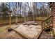 Cozy patio area with seating and string lights at 102 Serene St, Mount Gilead, NC 27306