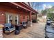 Relaxing patio with seating and grill at 102 Serene St, Mount Gilead, NC 27306