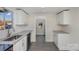 Renovated kitchen, granite counters, stainless steel appliances at 1464 Bradford Heights Rd, Gastonia, NC 28054