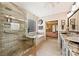 Bathroom features a large walk-in shower and double vanity at 2087 Yellowstone Dr, Fort Mill, SC 29707