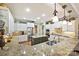 Updated kitchen featuring granite countertops, stainless steel appliances, and ample cabinet space at 2087 Yellowstone Dr, Fort Mill, SC 29707