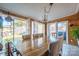 Bright dining room with large table and access to backyard at 2808 Water Plant Rd, Maiden, NC 28650