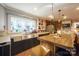 Kitchen features a large island and ample cabinet space at 2808 Water Plant Rd, Maiden, NC 28650