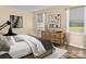 Inviting bedroom featuring neutral decor, hardwood floors, and bright natural lighting at 3 Old Farm Rd, Salisbury, NC 28147