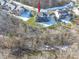 Aerial view of house and backyard at 3976 Stadler Ne Dr, Conover, NC 28613