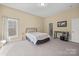 Well-lit bedroom with a comfortable bed and desk at 3976 Stadler Ne Dr, Conover, NC 28613