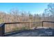Spacious deck overlooking a wooded landscape at 3976 Stadler Ne Dr, Conover, NC 28613