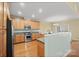 Modern kitchen with stainless steel appliances and granite countertops at 3976 Stadler Ne Dr, Conover, NC 28613