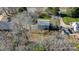 House and surrounding landscape from above at 6117 S New Hope Rd, Belmont, NC 28012