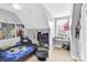 Bedroom featuring a ceiling fan and overhead lighting at 7918 Ridgeview Dr, Sherrills Ford, NC 28673