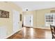 Bright foyer showcasing hardwood floors and a welcoming entrance at 7918 Ridgeview Dr, Sherrills Ford, NC 28673