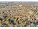 Aerial view of house, highlighting location and proximity to Greenway at 8620 Kirchenbaum Dr, Charlotte, NC 28210