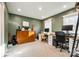 Bright home office features built-in desk and ample storage at 8620 Kirchenbaum Dr, Charlotte, NC 28210