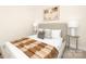 Neutral bedroom with cozy bedding and modern nightstands at 112 Sari St, Troutman, NC 28166