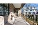 Spacious deck with seating area, offering a view of the neighborhood at 1214 S Kings Dr # A, Charlotte, NC 28207