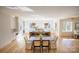 Spacious kitchen with ample counterspace, center island and an adjacent dining area, great for gatherings at 1214 S Kings Dr # A, Charlotte, NC 28207