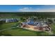 Panoramic aerial showing the clubhouse, golf course, and various amenities at 14450 Maritime Dr, Lancaster, SC 29720