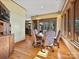 Breakfast nook with wood floors and a view at 172 Tuckertown Rd, New London, NC 28127